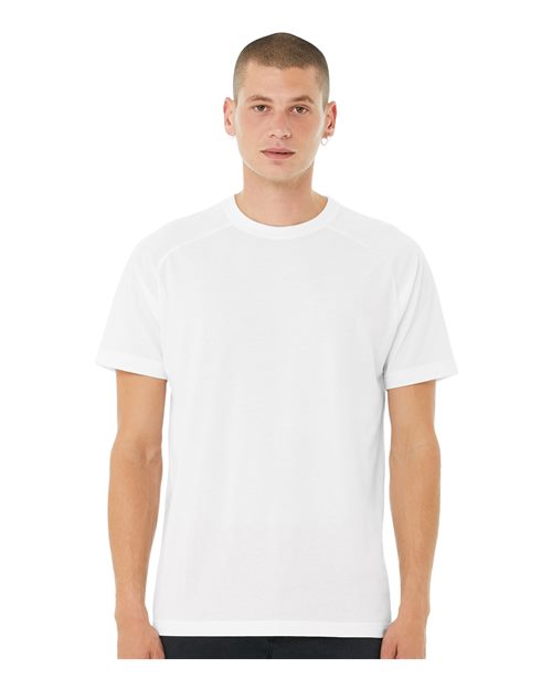 Men's Heather CVC Raglan Tee - 3201
