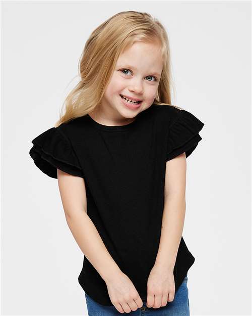 Toddler Flutter Sleeve Tee - 3339