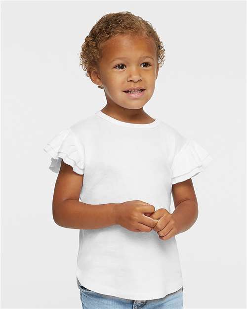 Toddler Flutter Sleeve Tee - 3339