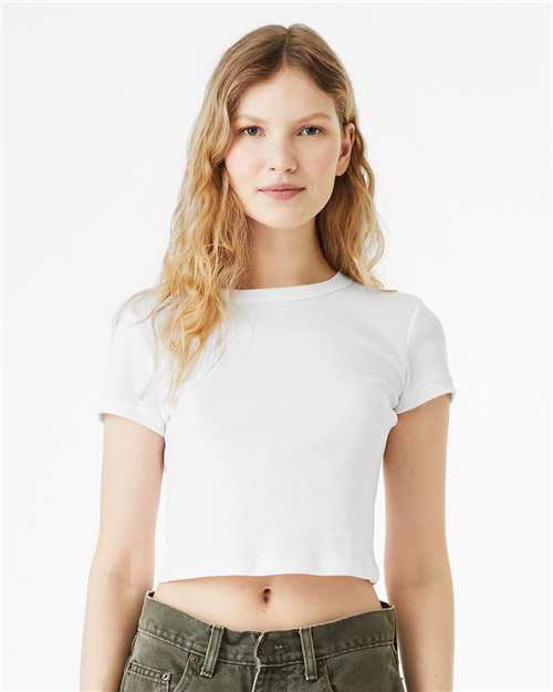 Women's Micro Rib Baby Tee - 1010