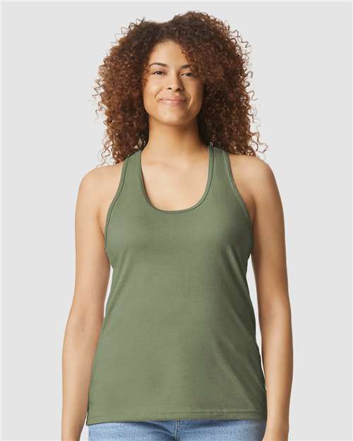 Women's Softstyle® CVC Racerback Tank Top - 64220LCVC