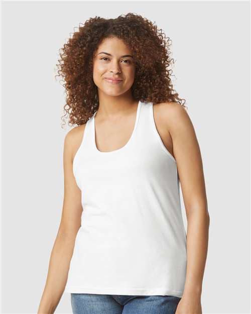 Women's Softstyle® CVC Racerback Tank Top - 64220LCVC