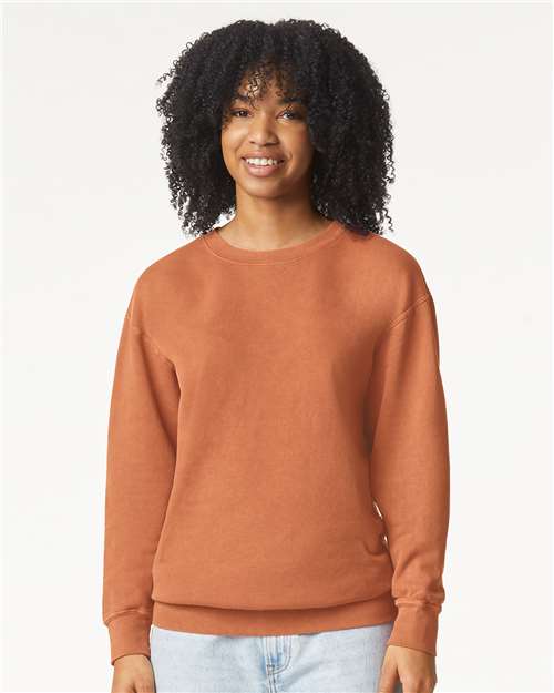 Unisex Garment-Dyed Lightweight Crewneck Sweatshirt - 1466