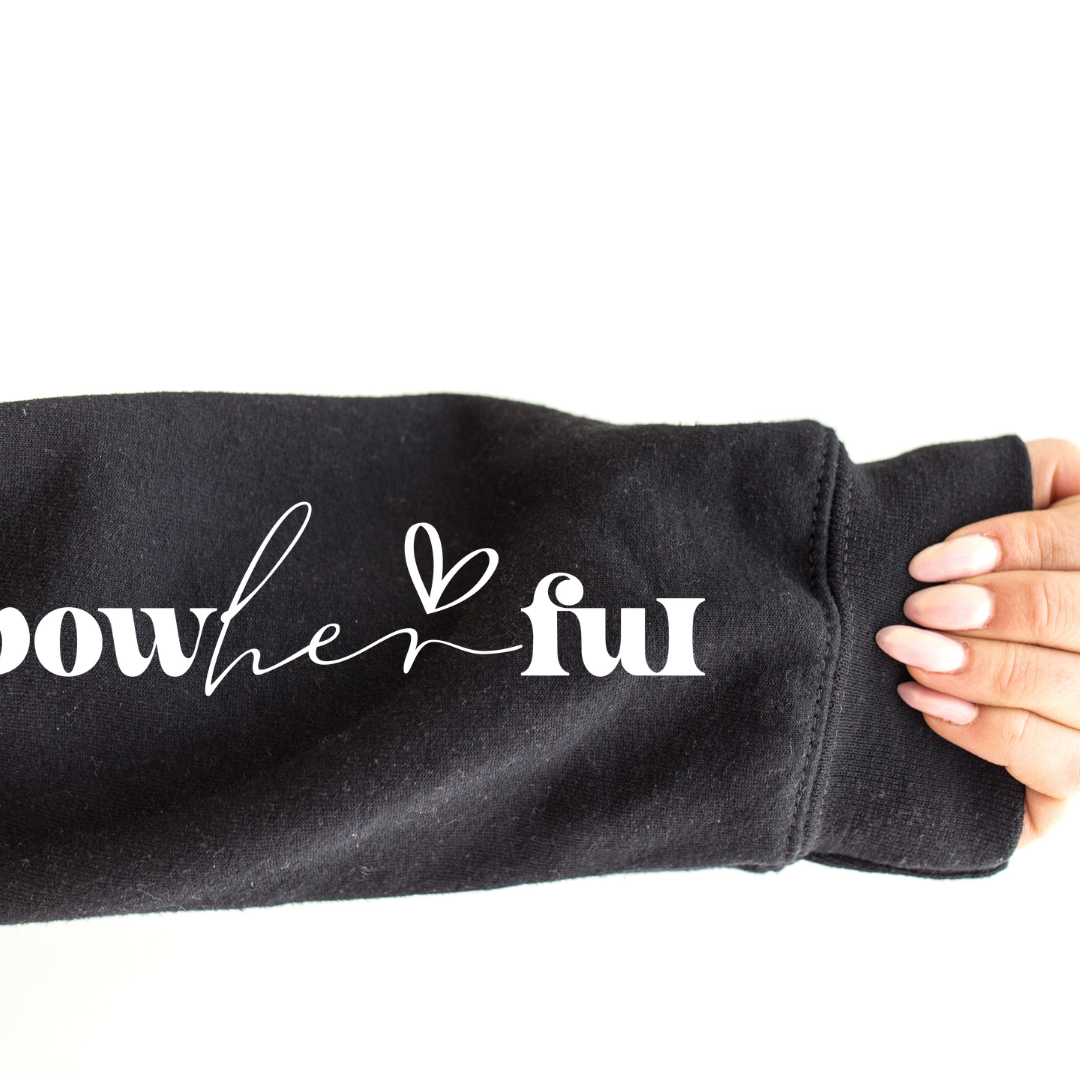 She Overcame Graphic Sweatshirt Sweatshirt Tea Shirt Shoppe