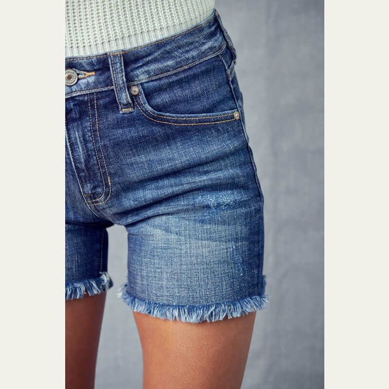Belle Denim Shorts Shorts Kancan