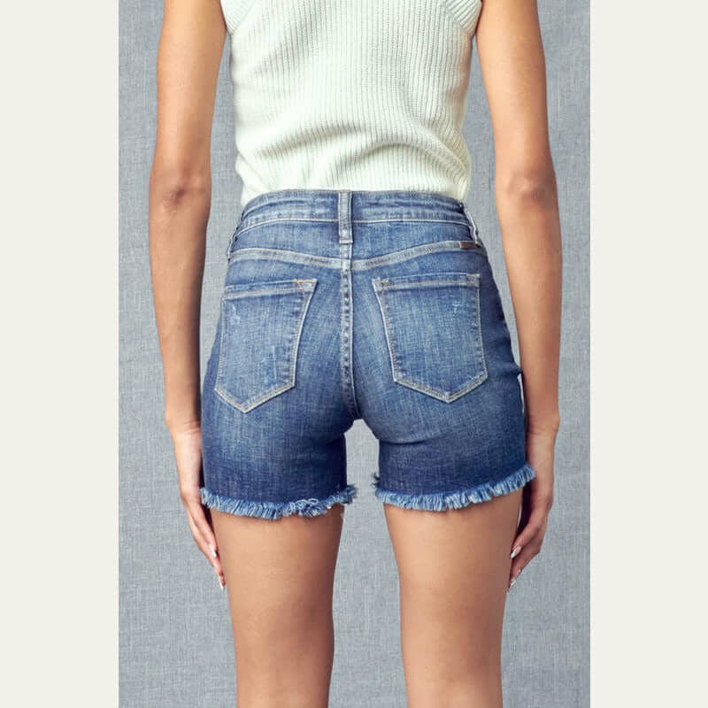 Belle Denim Shorts Shorts Kancan