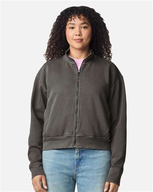 Women's Garment-Dyed Full-Zip Jacket - 1570L