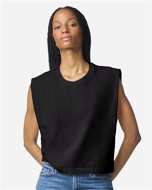 Women's Heavyweight Cotton Garment-Dyed Muscle Tee - 307GD