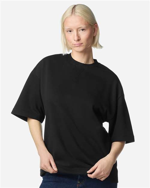 Unisex French Terry Oversized Boxy Top - FTEX00 – alternate view 2