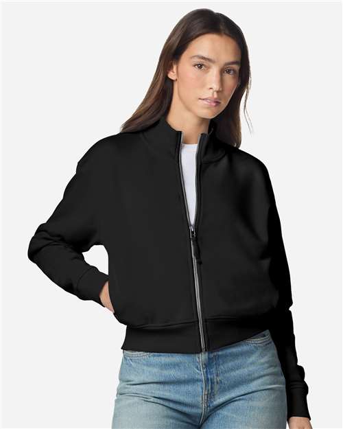 Women's French Terry Full-Zip Jacket - FTJ00 – alternate view 2