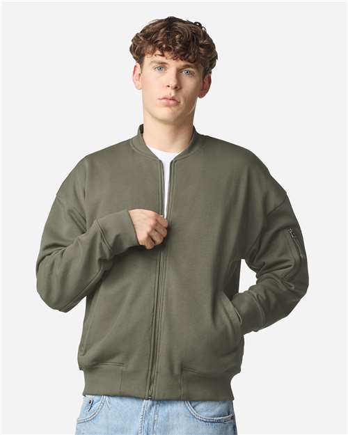 Unisex French Terry Bomber Jacket - FTJ77