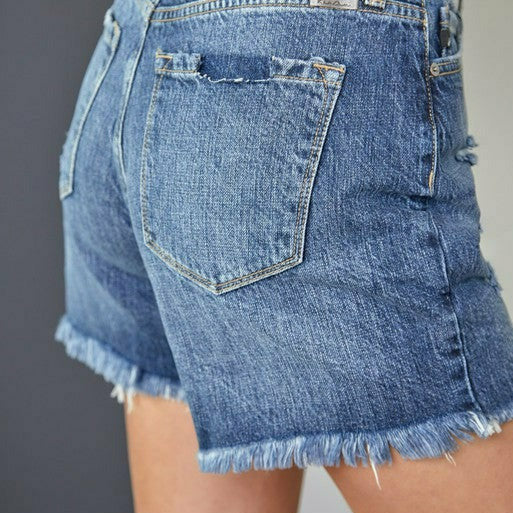 Kancan Harleigh Girlfriend Denim Shorts Jeans Kancan