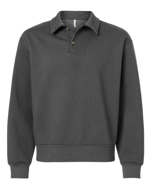 Unisex 10 oz. Heavyweight Polo Sweatshirt - 4741