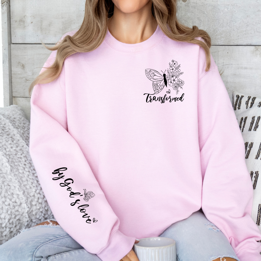 Transformed Graphic Sweatshirt Sweatshirt Tea Shirt Shoppe