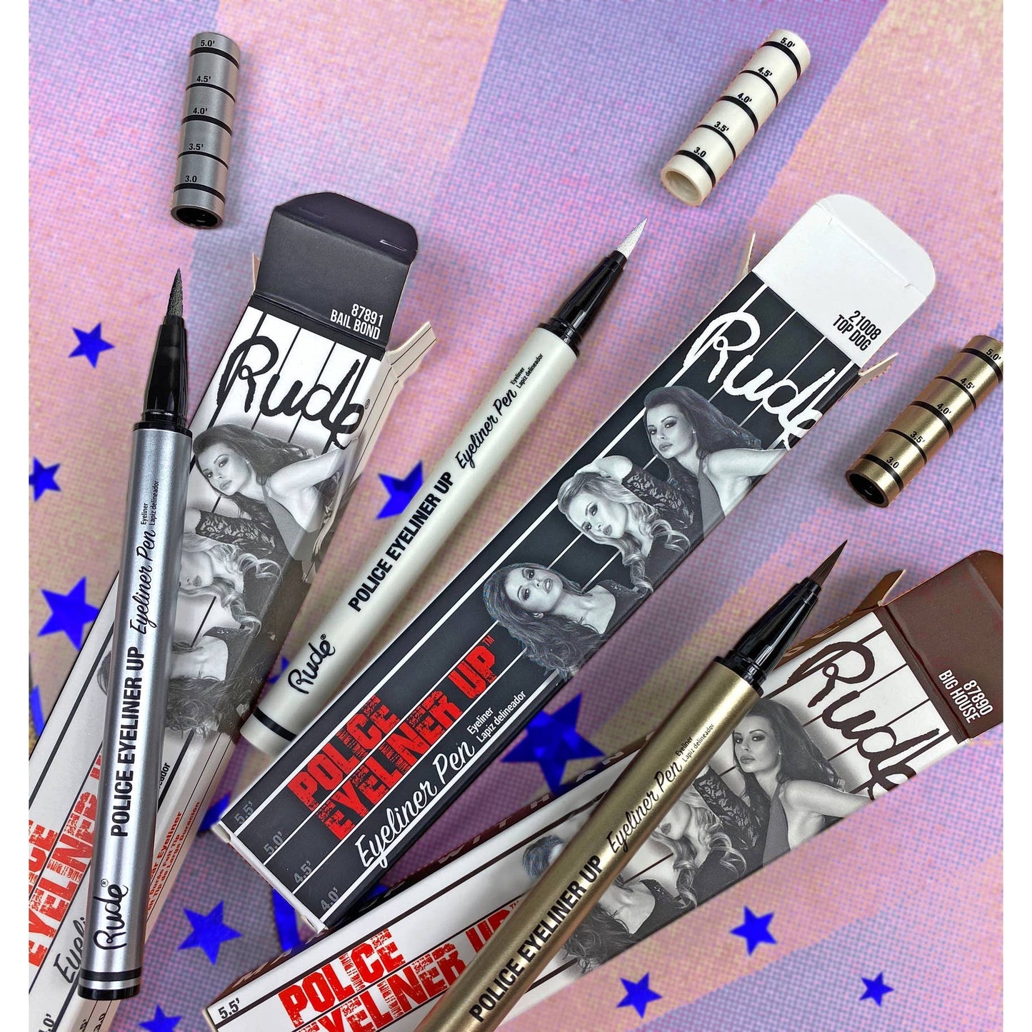 Police Eyeliner Up Eyeliner Pen: Top Dog (White) Rude Cosmetics