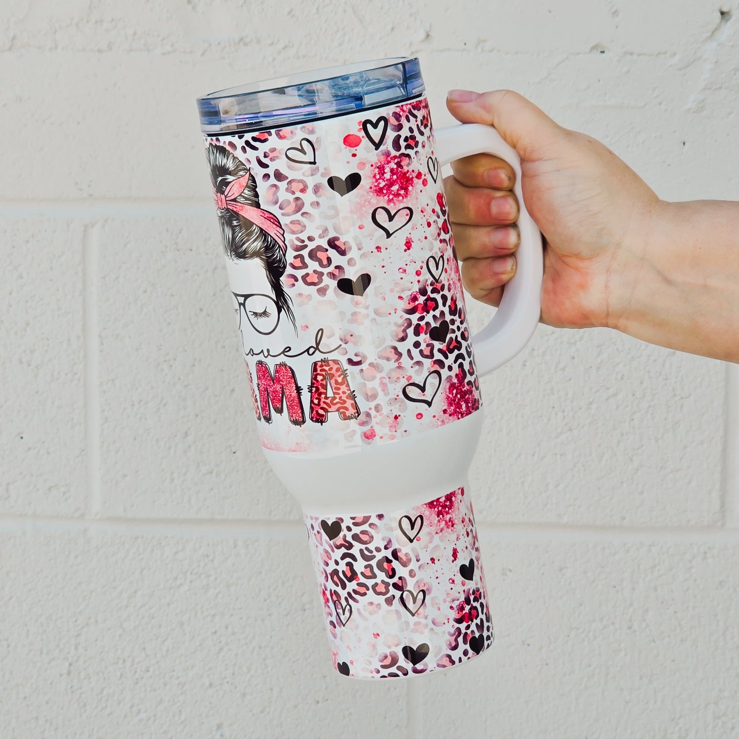 One Loved Mama 40oz Tumbler Tumbler Tea-Shirt Shoppe