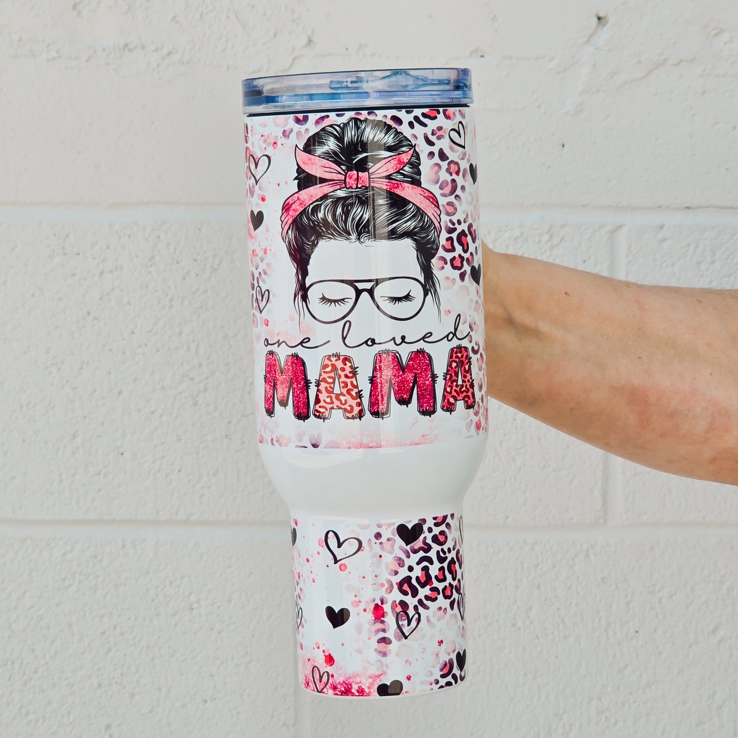One Loved Mama 40oz Tumbler Tumbler Tea-Shirt Shoppe