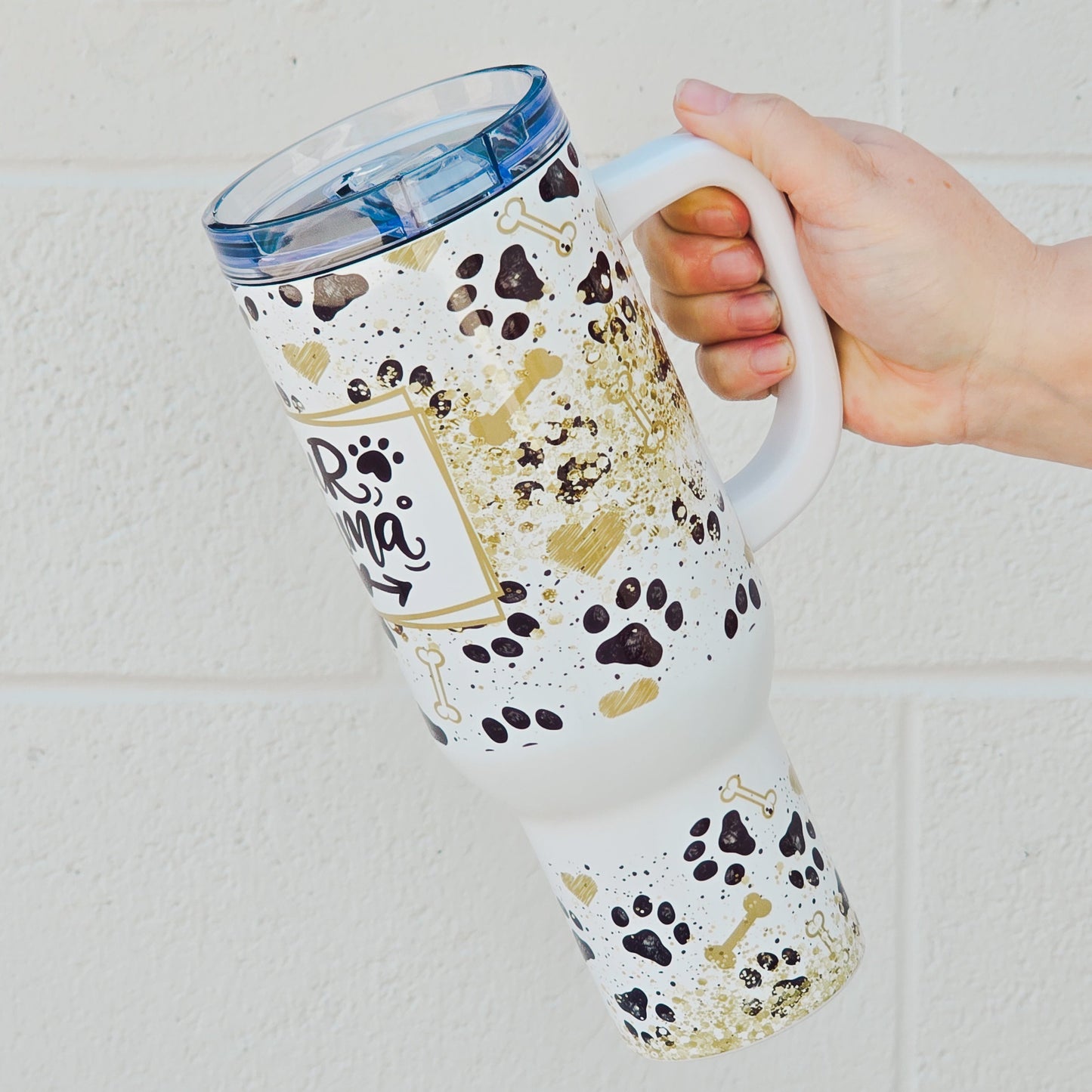 Fur Mama 40oz Tumbler Tumbler Tea-Shirt Shoppe