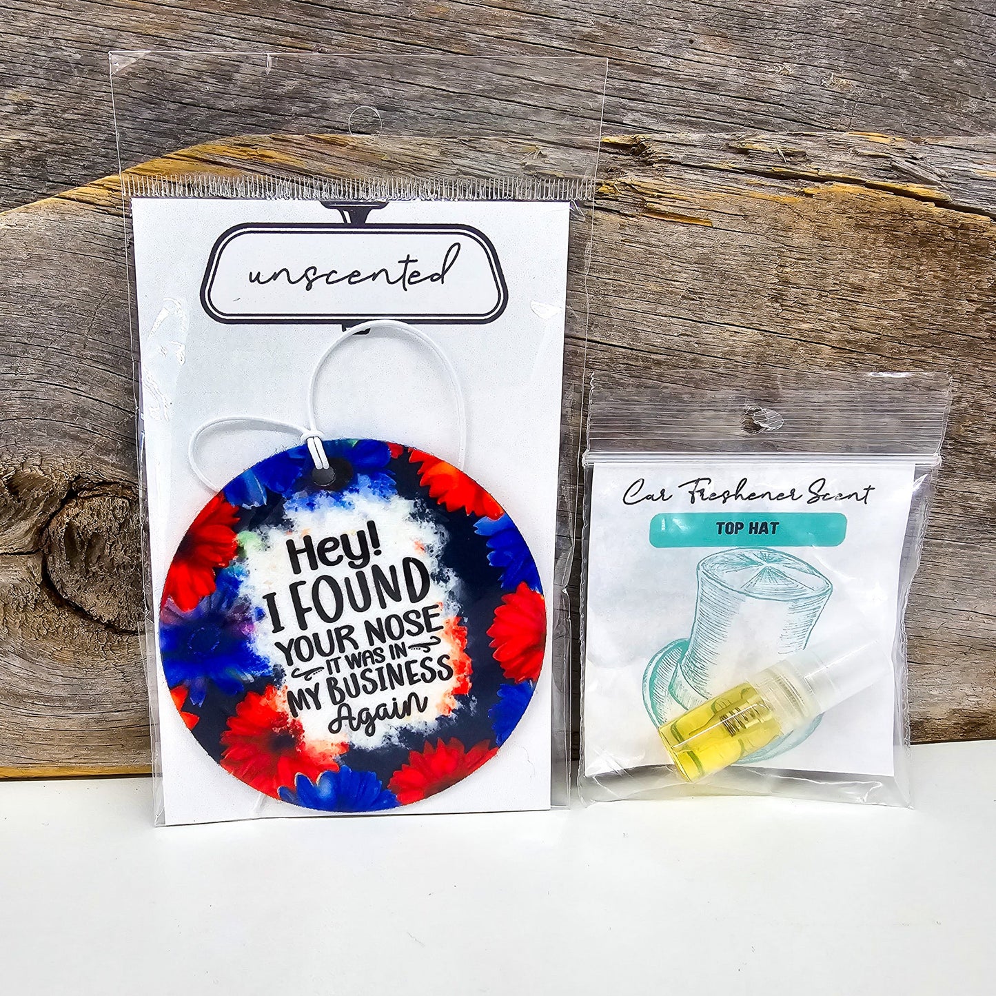 I Found Your Nose Re-Scentable Car Freshener car freshie Tea Shirt Shoppe