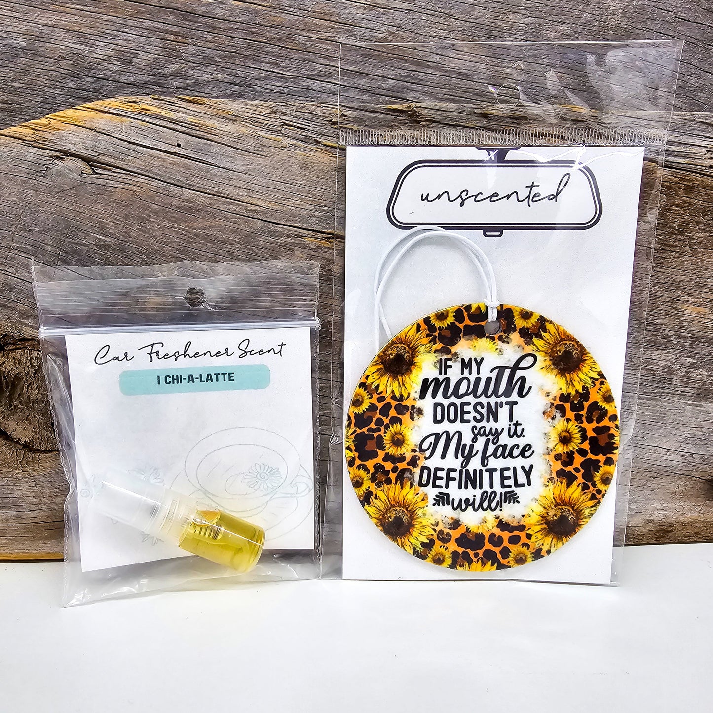 If My Mouth Does't Say It Re-Scentable Car Freshener car freshie Tea Shirt Shoppe
