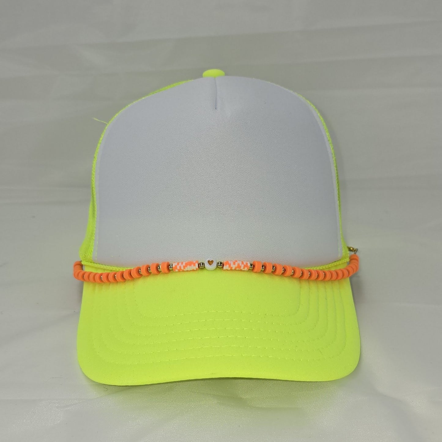 HAT CHAIN BEADED multiple colors Tea-Shirt Shoppe Orange