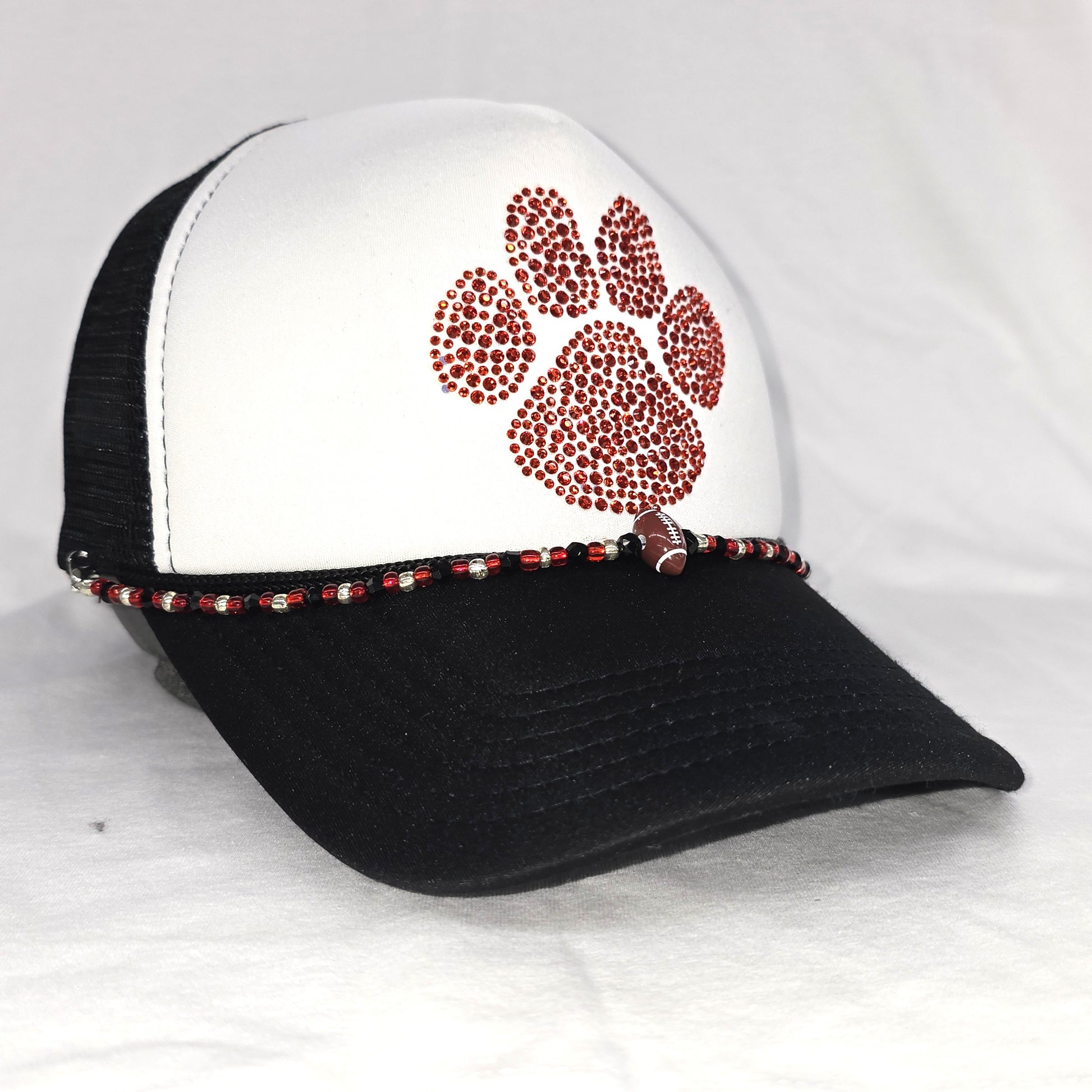 Sports Hain Chain Tea-Shirt Shoppe Red and Black Football