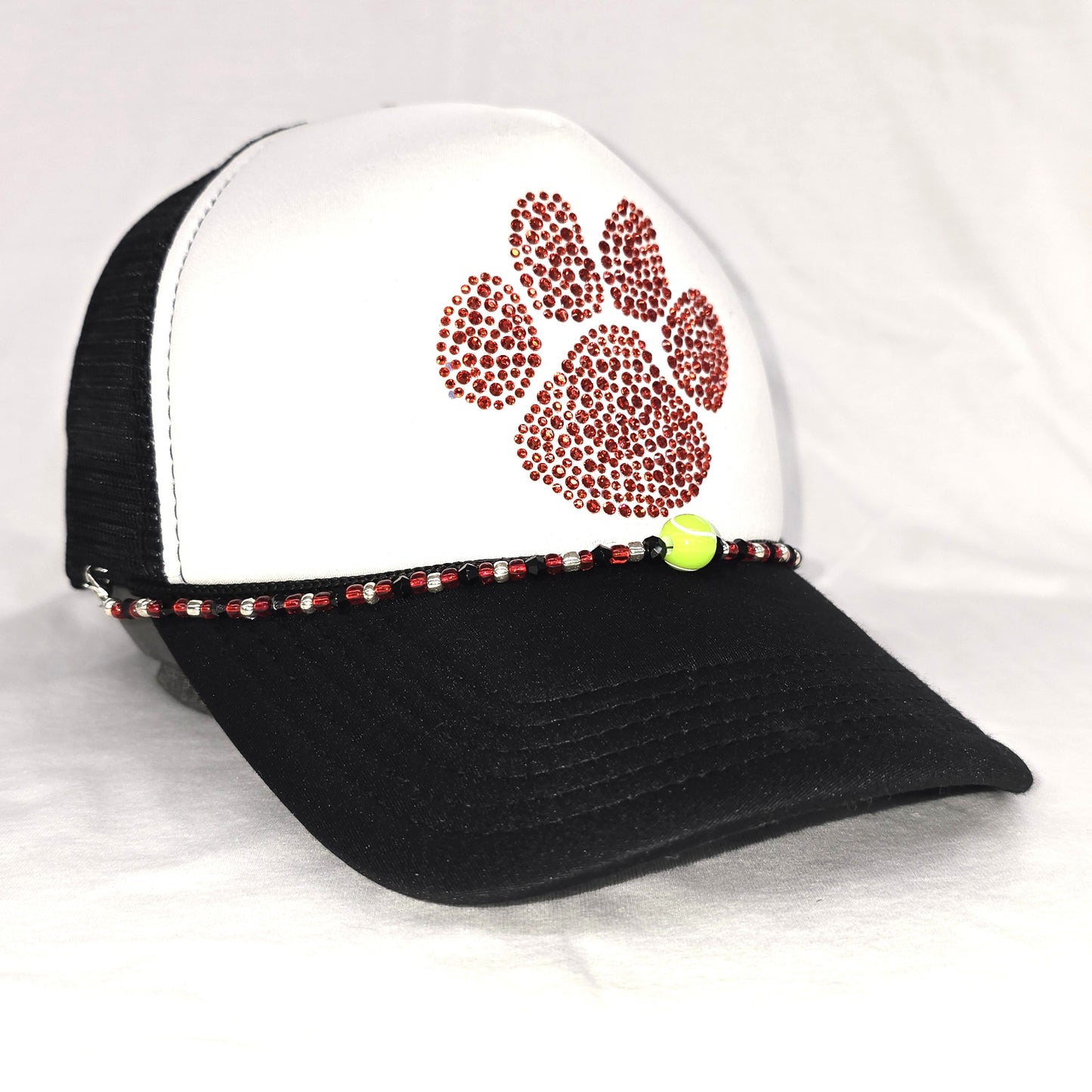 Sports Hain Chain Tea-Shirt Shoppe Red and Black Tennis