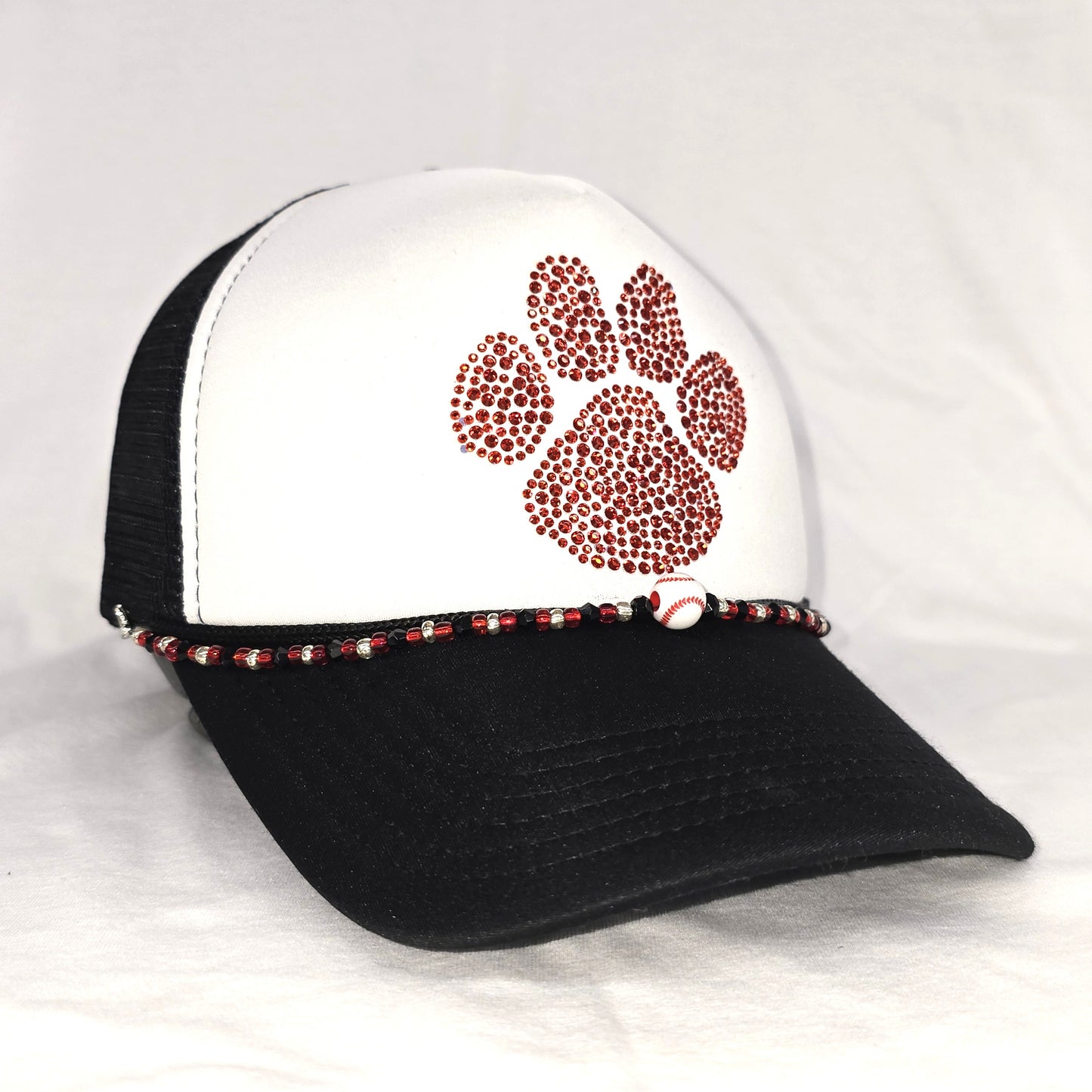 Sports Hain Chain Tea-Shirt Shoppe Red and Black Baseball