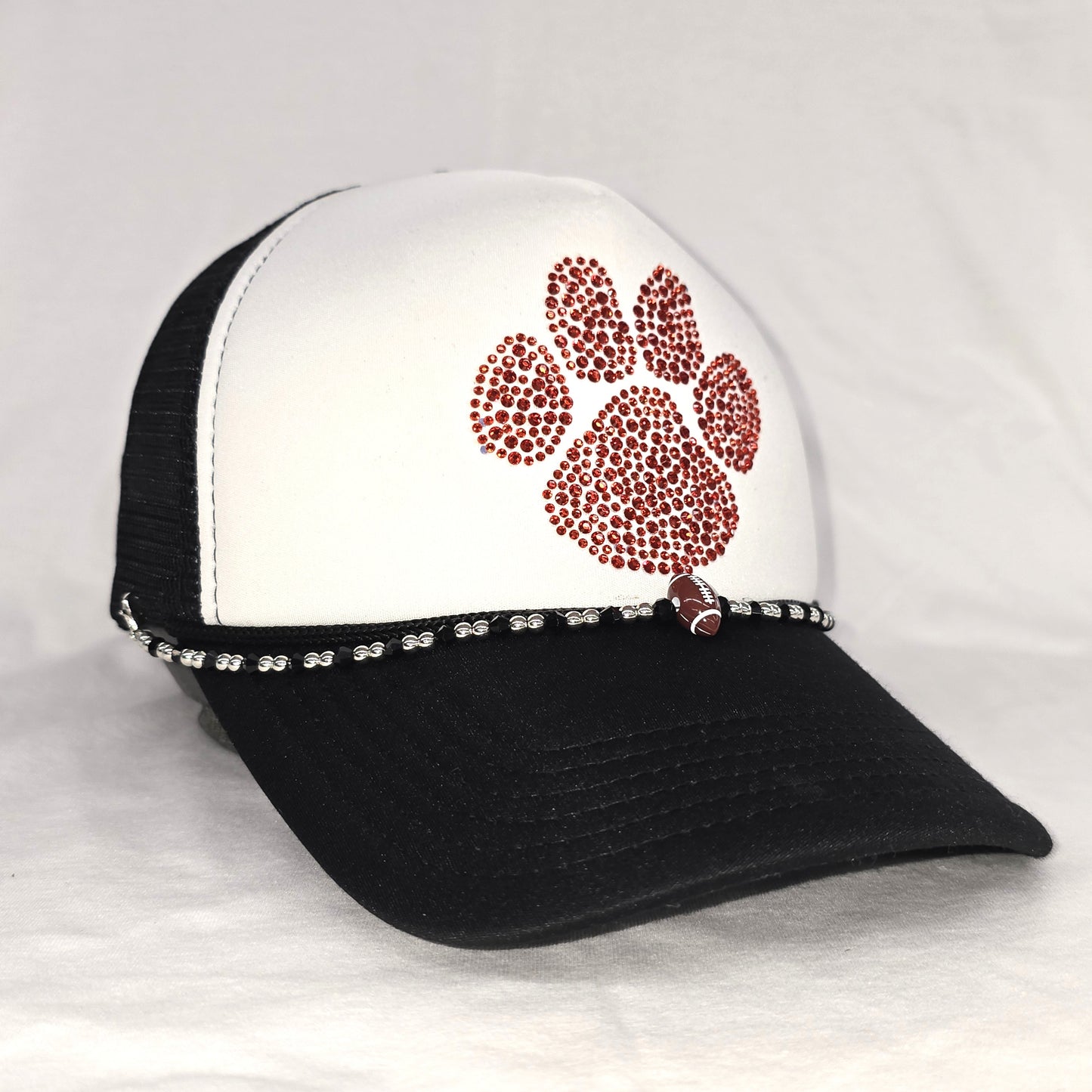 Sports Hain Chain Tea-Shirt Shoppe Sliver and Black Football