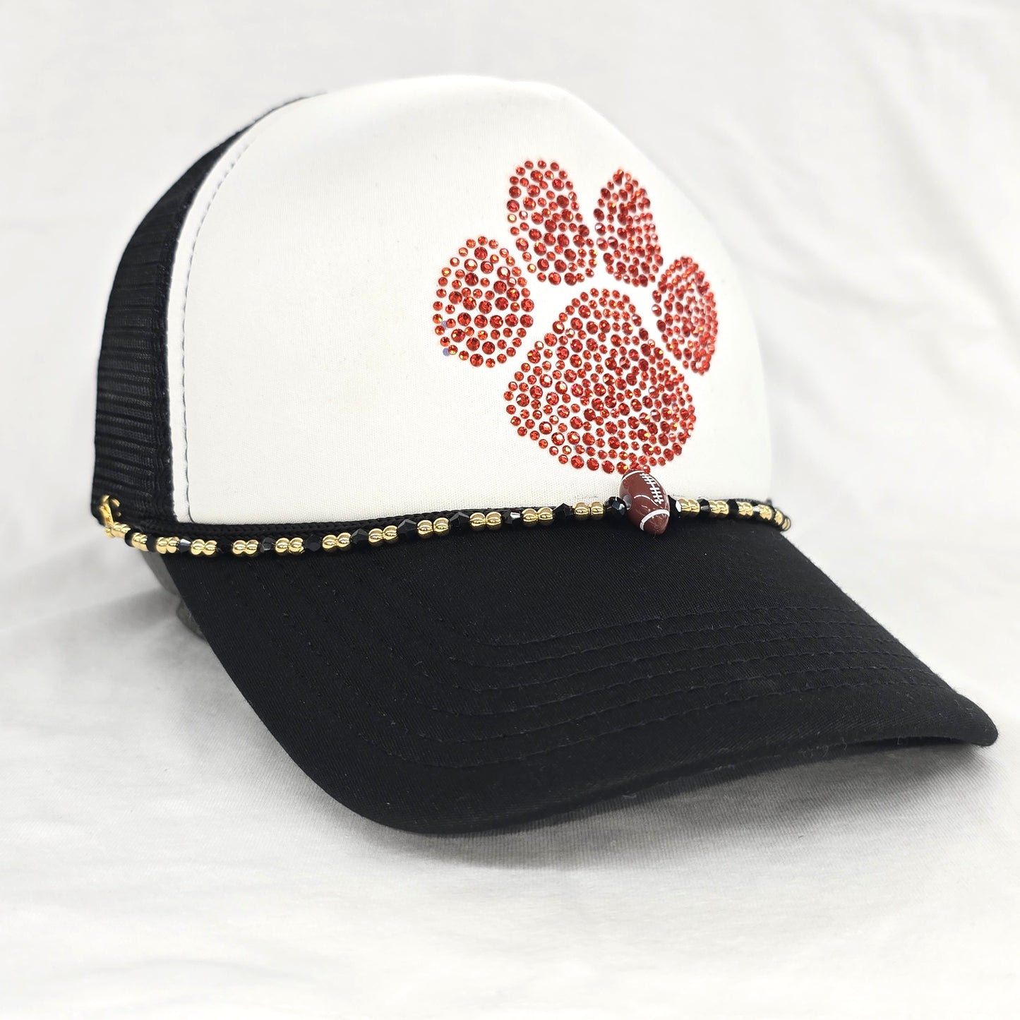 Sports Hain Chain Tea-Shirt Shoppe Gold and Black Football