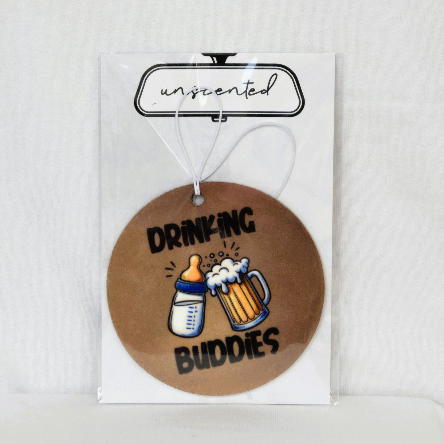 Drinking Buddies Car Freshener car freshie Tea Shirt Shoppe
