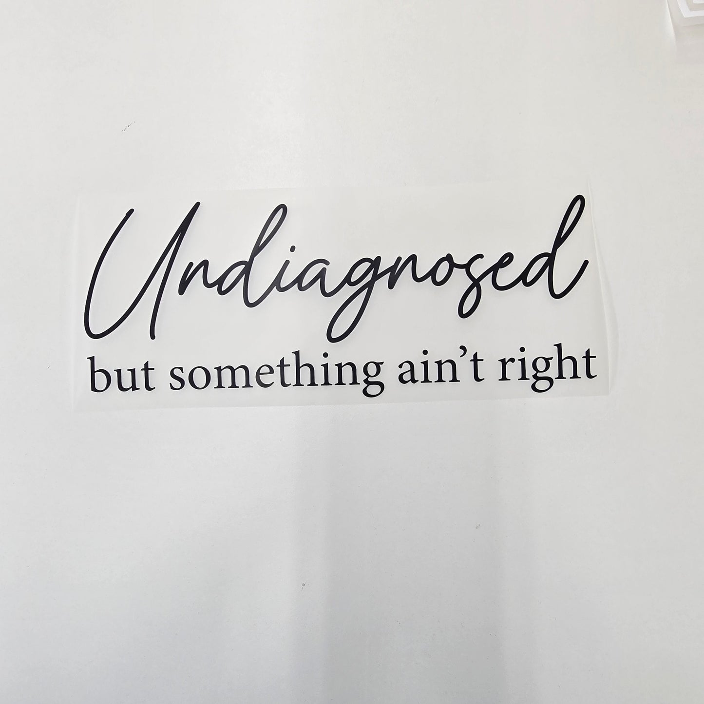 Undiagnosed Hot Peel Custom Full Color Ready For Press DTF Print Transfer, Direct To Film DTF Tea-Shirt Shoppe