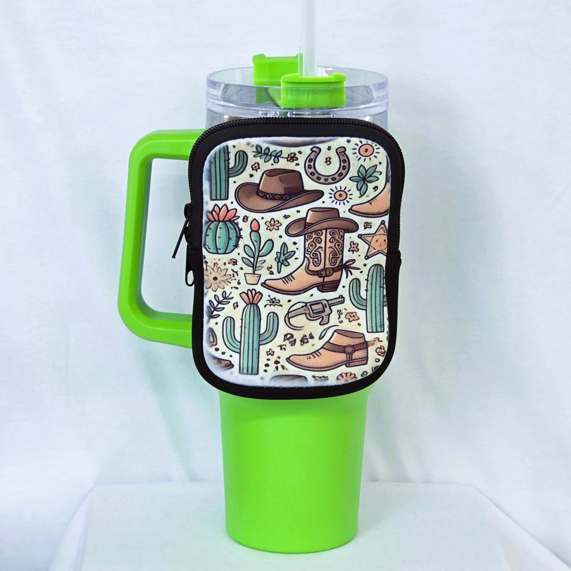 Howdy Cutie Zippered Pouch/Bag For 40oz Tumbler Tumbler Tea-Shirt Shoppe
