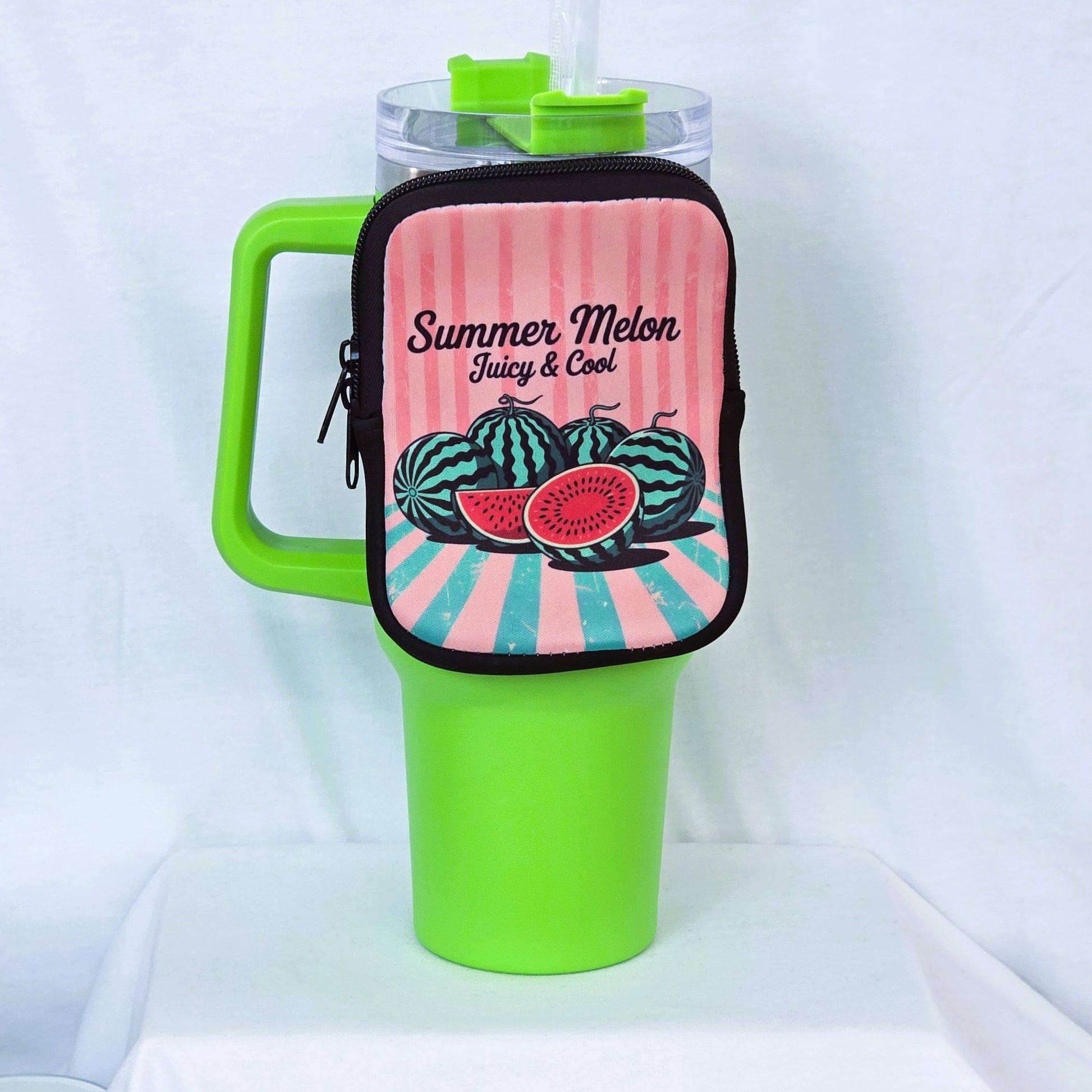 Melon Moods Zippered Pouch/Bag For 40oz Tumbler Tumbler Tea-Shirt Shoppe