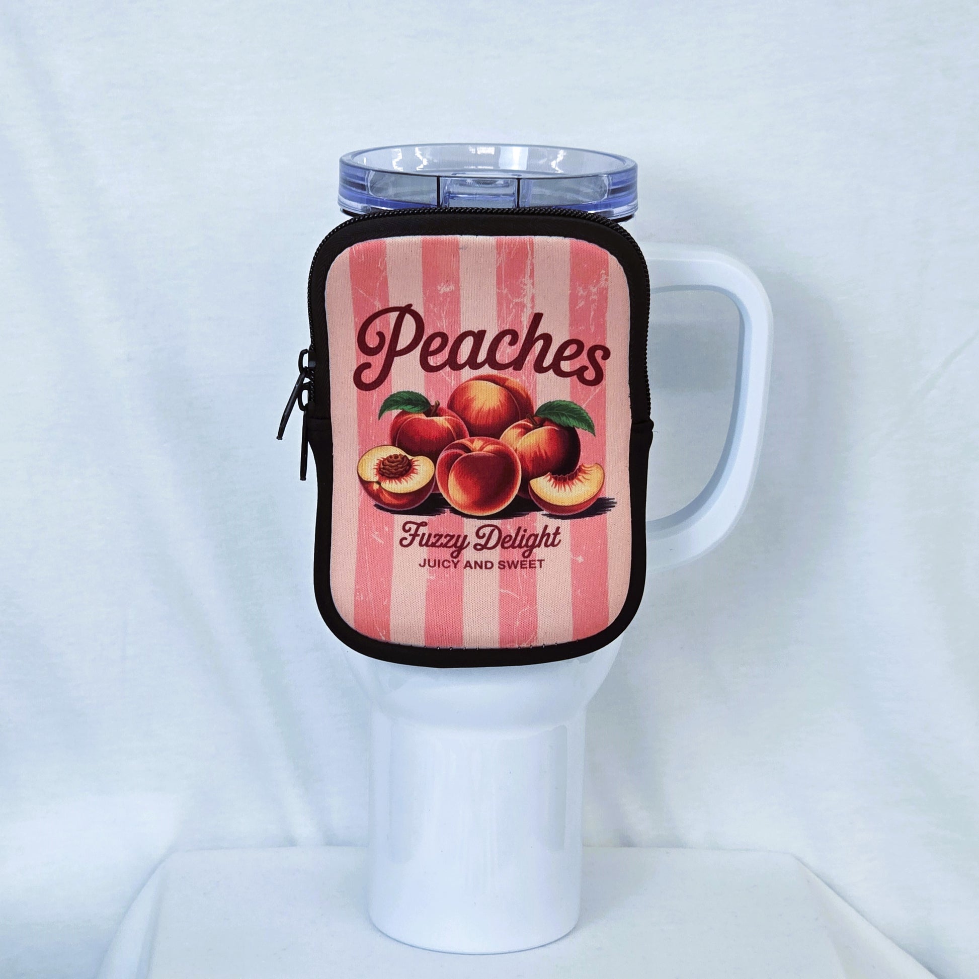 Peachy Queen Zippered Pouch/Bag For 40oz Tumbler Tumbler Tea-Shirt Shoppe