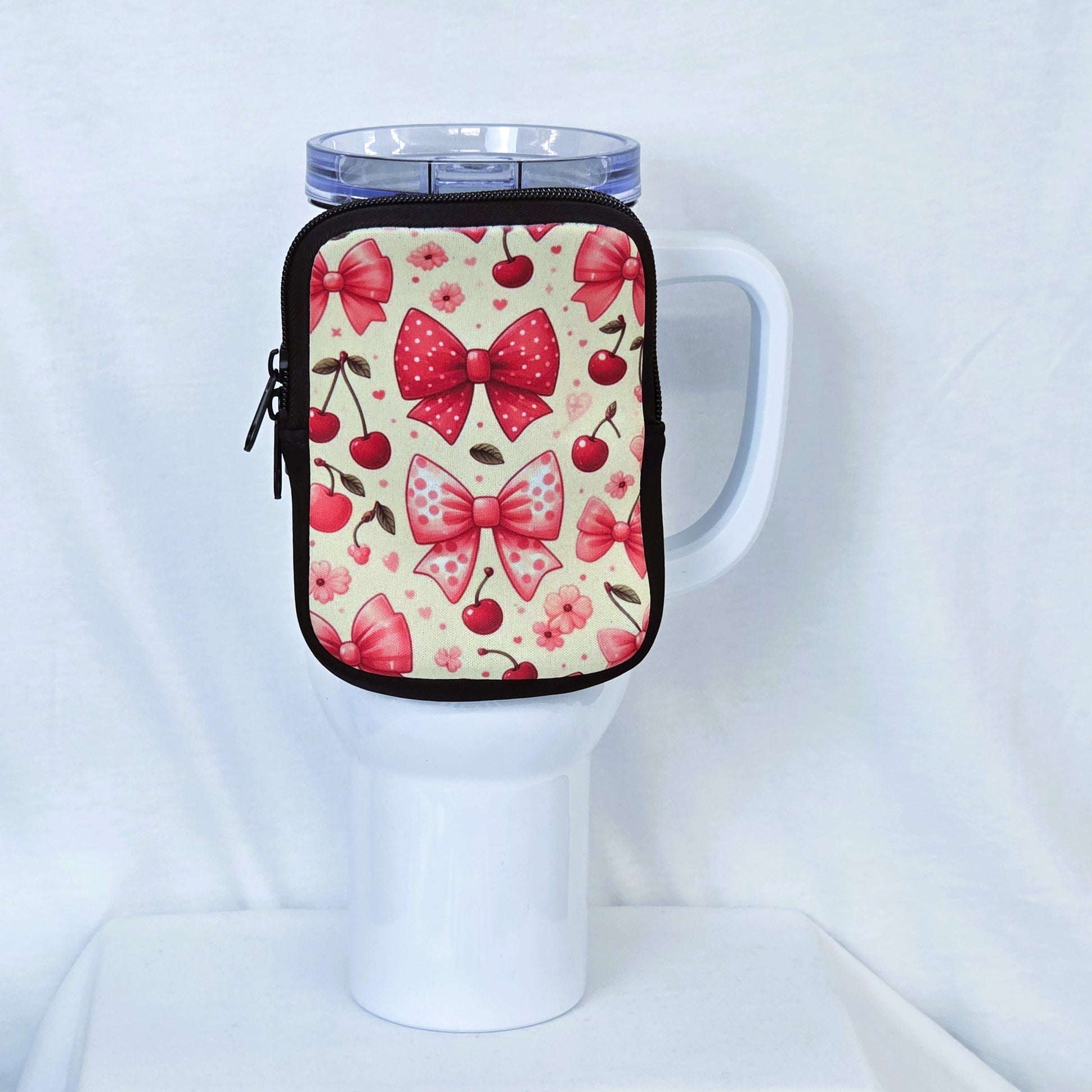 Cherry Sweet Zippered Pouch/Bag For 40oz Tumbler Tumbler Tea-Shirt Shoppe