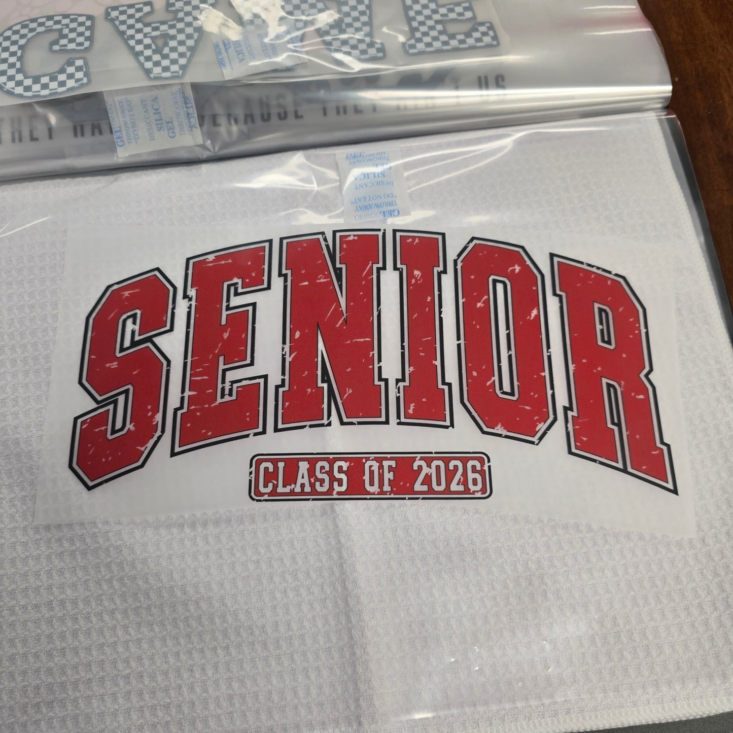 Classic Senior Custom Full Color Ready For Press DTF Print Transfer, Direct To Film