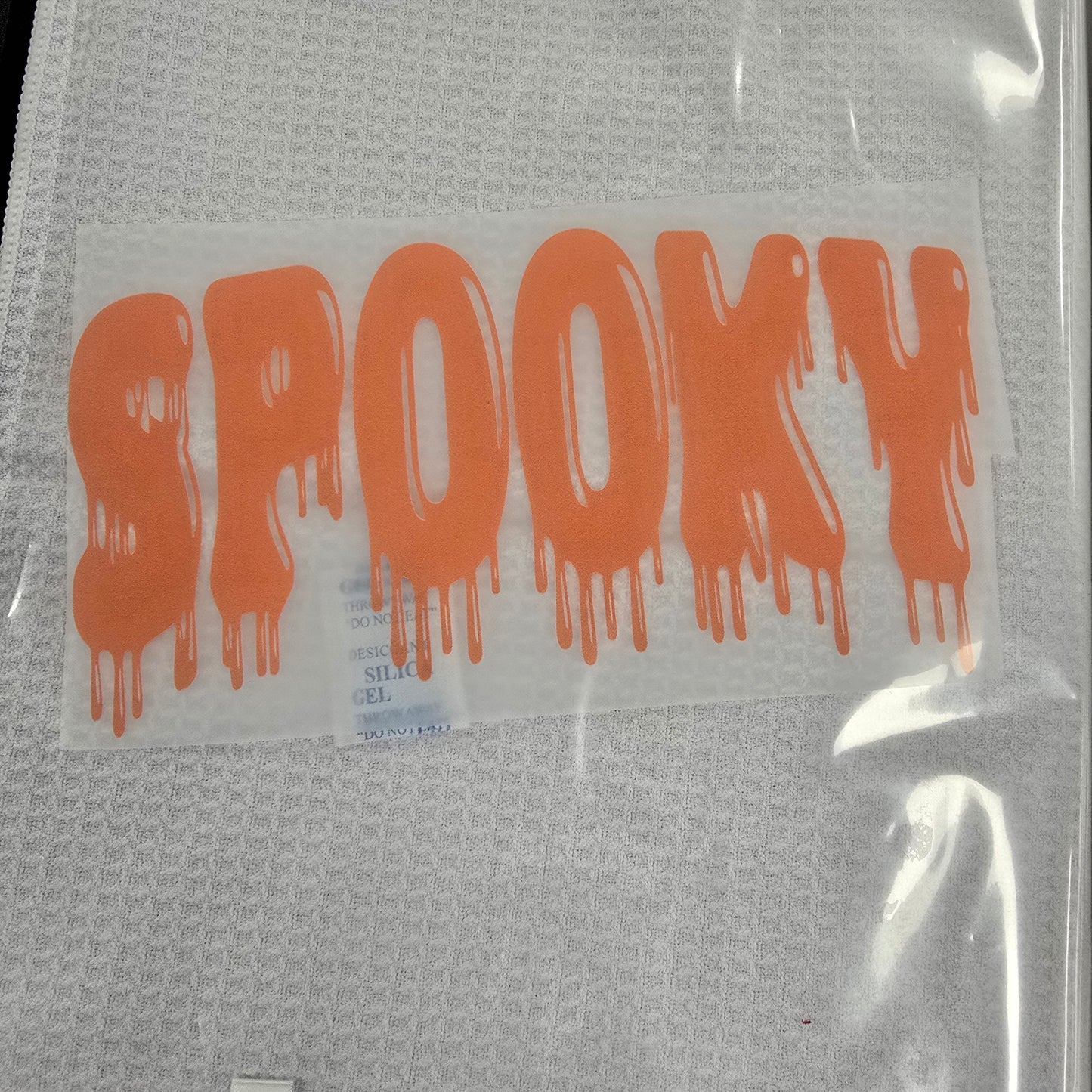 Spooky Drip Custom Full Color Ready For Press DTF Print Transfer, Direct To Film