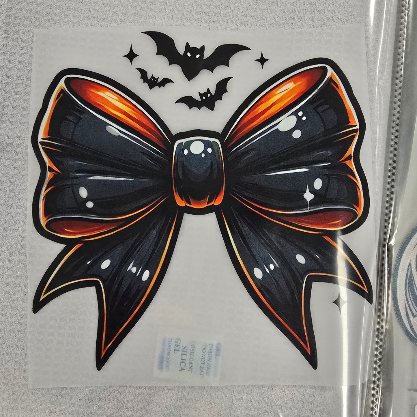 Boo-tique Bow Full Color Ready For Press DTF Print Transfer, Direct To Film