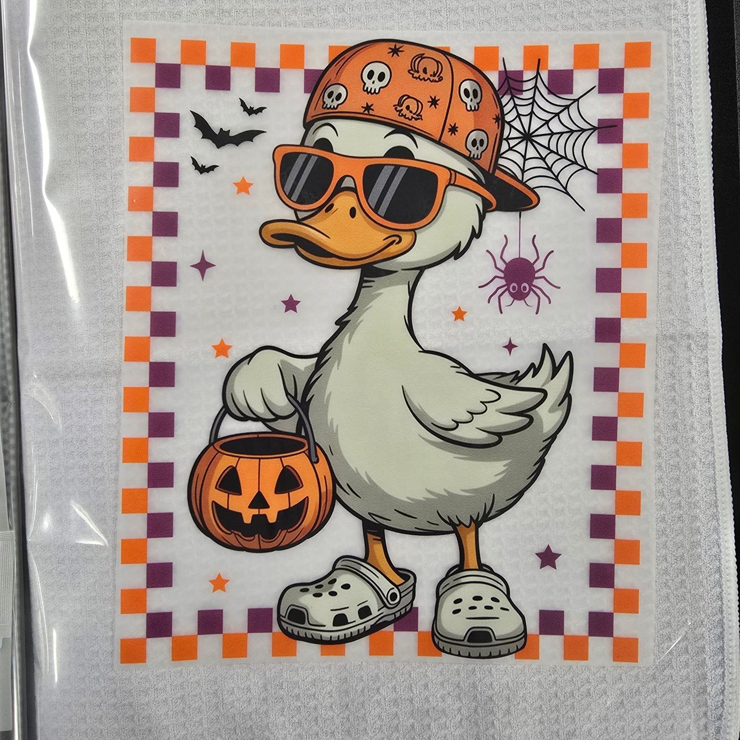 Duck or Treat Custom Full Color Ready For Press DTF Print Transfer, Direct To Film