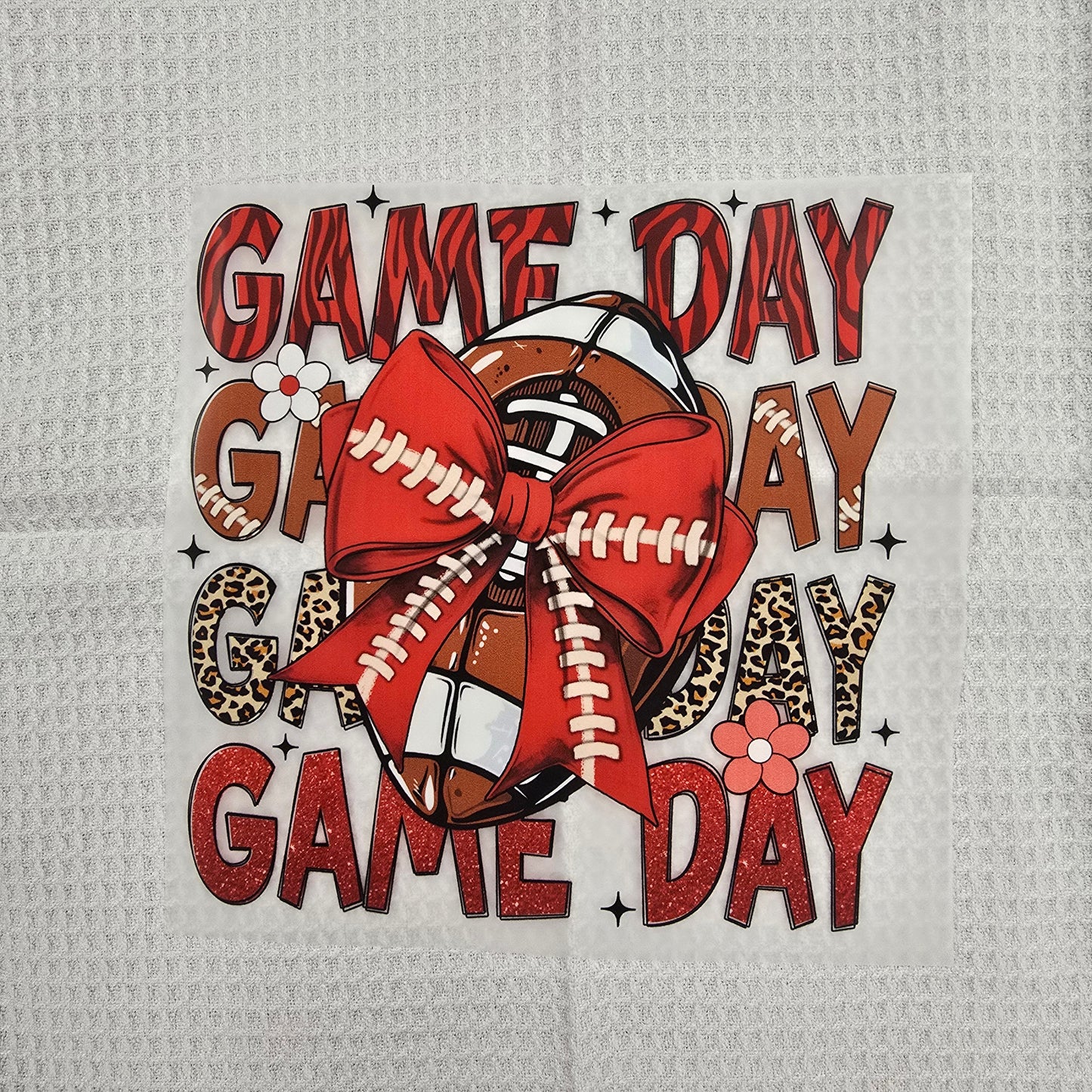 Game Day Glam Full Color Ready For Press DTF Print Transfer, Direct To Film