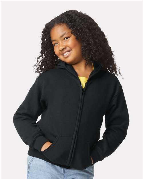 Youth Heavy Blendâ„¢ Full-Zip Hooded Sweatshirt - 18600B