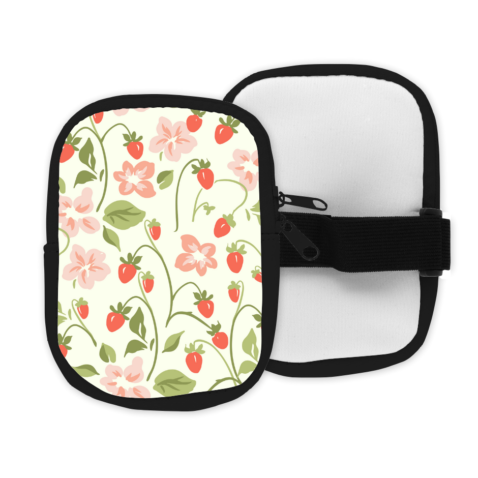 Coquette Strawberry Bloom Zippered Pouch/Bag For 40oz Tumbler Tumbler Tea-Shirt Shoppe