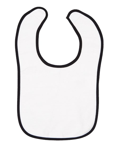 Infant Contrast Trim Terry Bib - 1003