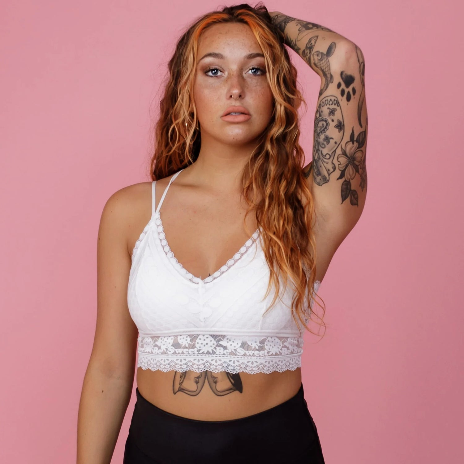 Mallory Lace Mallory Lace Bralette - White Bras Jady K
