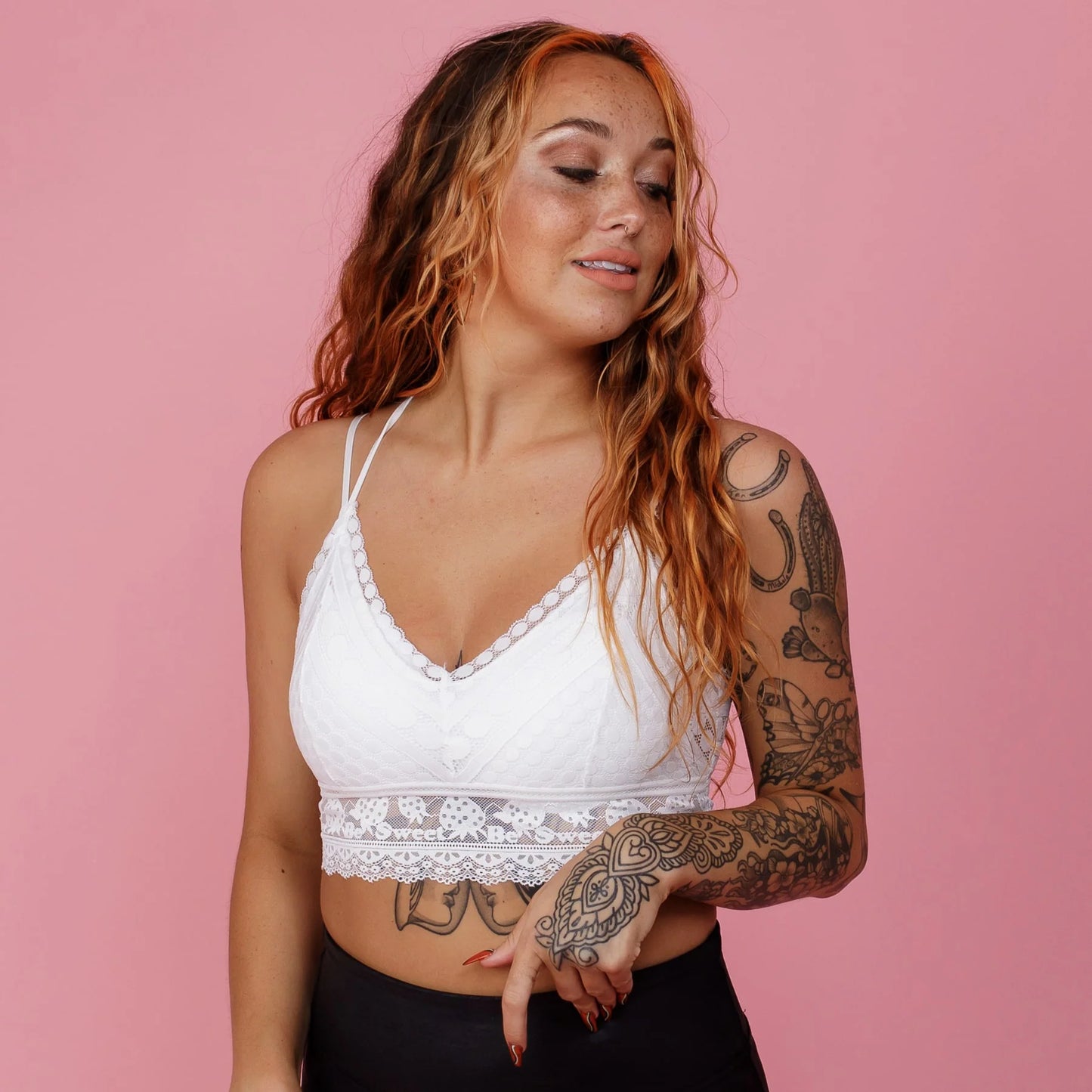 Mallory Lace Mallory Lace Bralette - White Bras Jady K