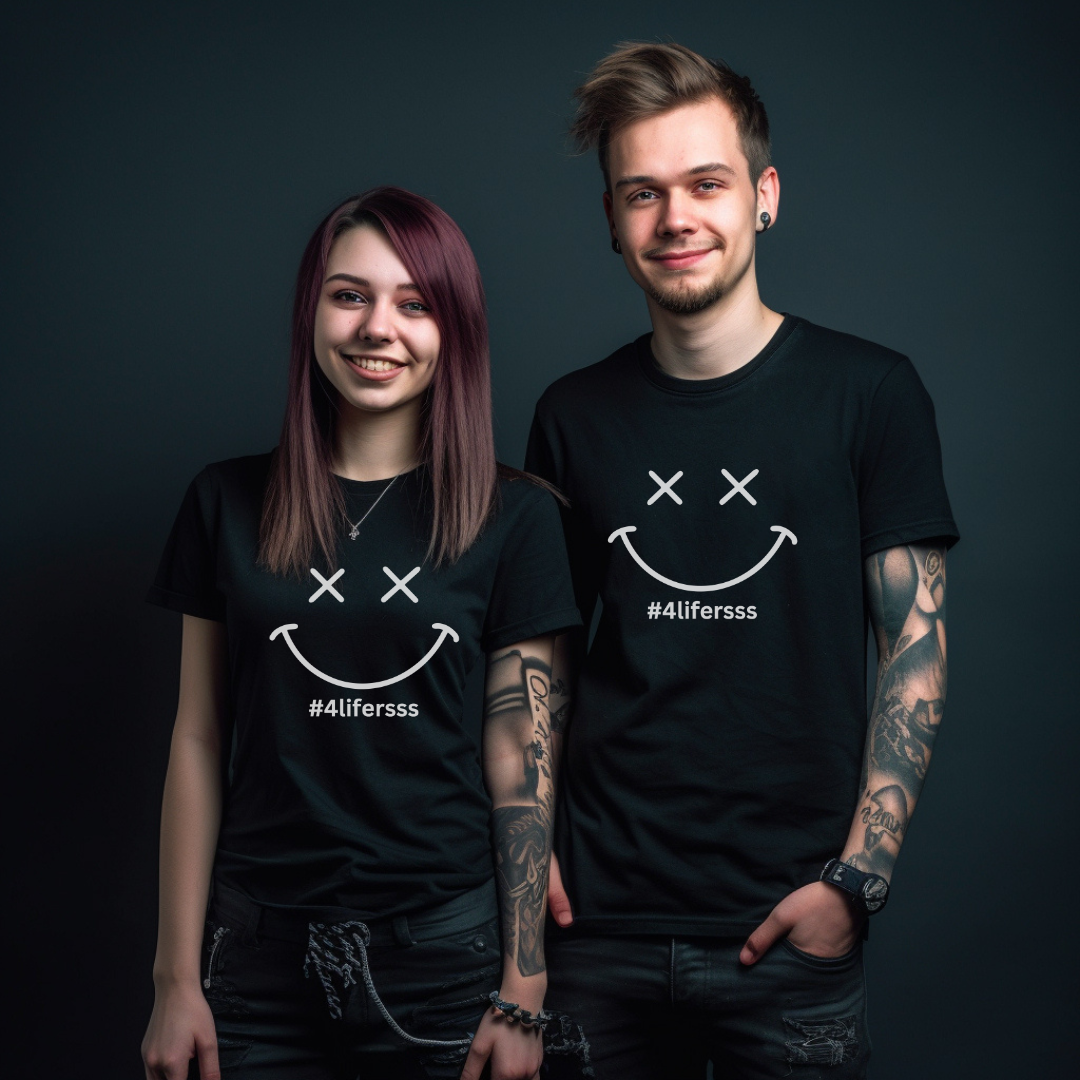 #4lifersss: Grin & Bear It Graphic Tee T-shirt Tabs Dad's Tees