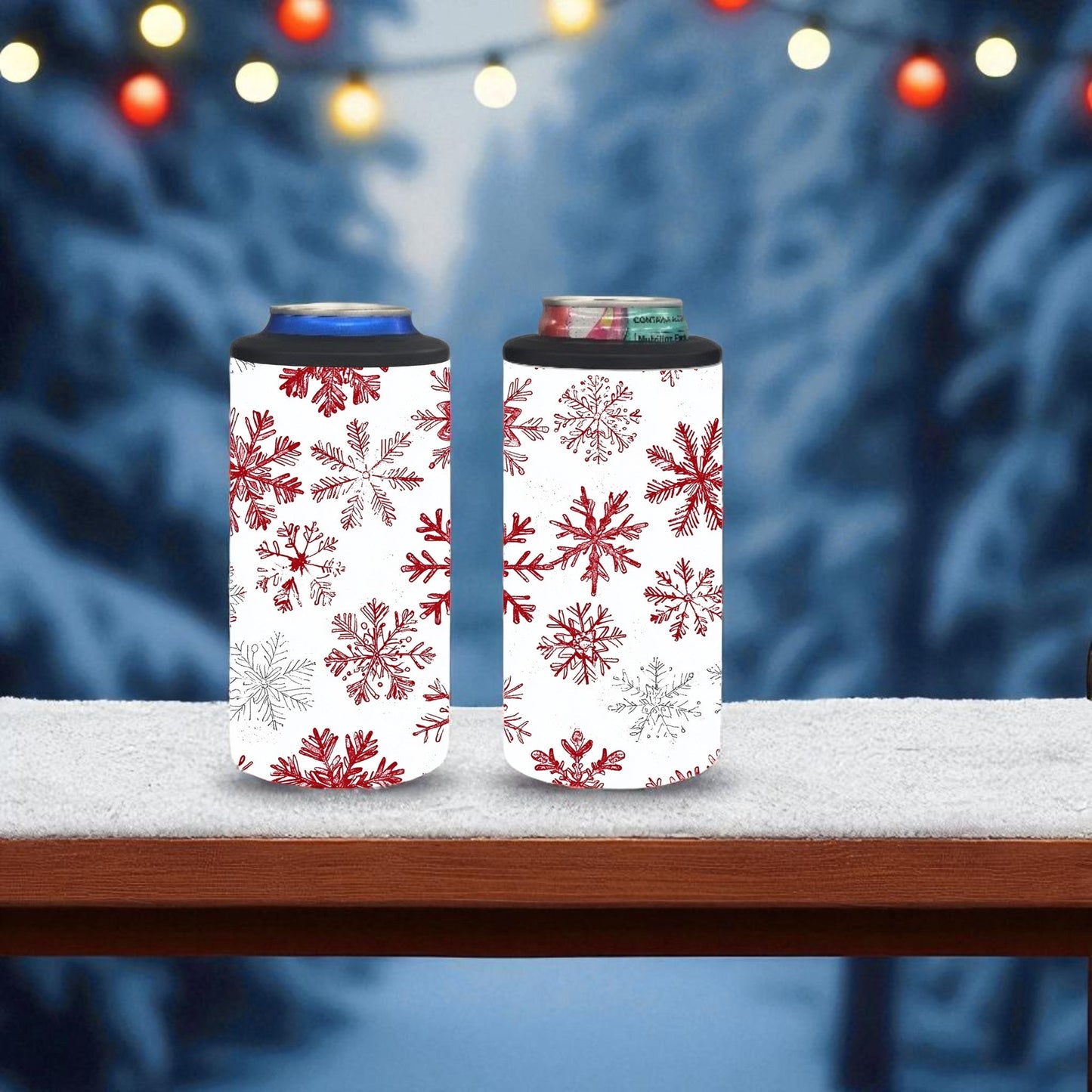 Frosted Flurries 4-in-1 Can Cooler Tumbler