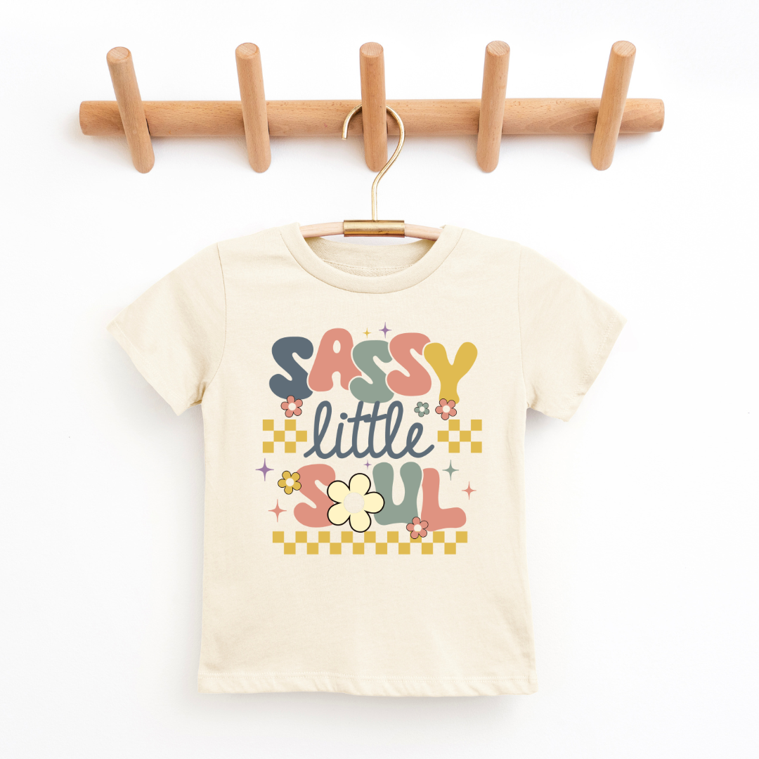 Sassy Little Soul Youth & Toddler Graphic Tee Youth Graphic Tee Tea Shirt Shoppe 2T Natural