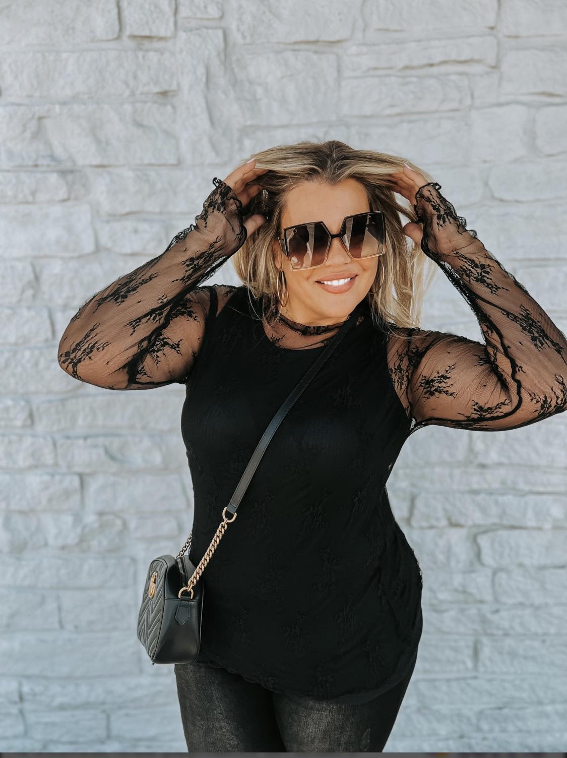 Roxy Lace Top Shirts & Tops Blakely Designs